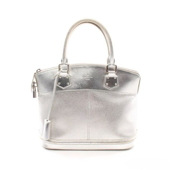 Louis Vuitton Lockit Sukhari Arjan Leather Silver PM Handbag - Picture 1 of 4